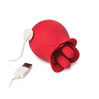 Bloomgasm The Rose Fondle 10X Clit Stimulator - Red