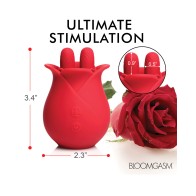 Bloomgasm The Rose Fondle 10X Clit Stimulator - Red