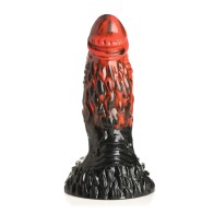 Creature Cocks Vulcan Silicone Dildo Black Red