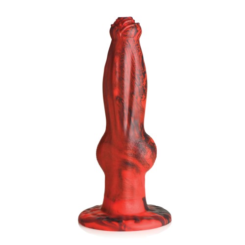 Creature Cocks Hell-Wolf Thrusting Vibrating Silicone Dildo