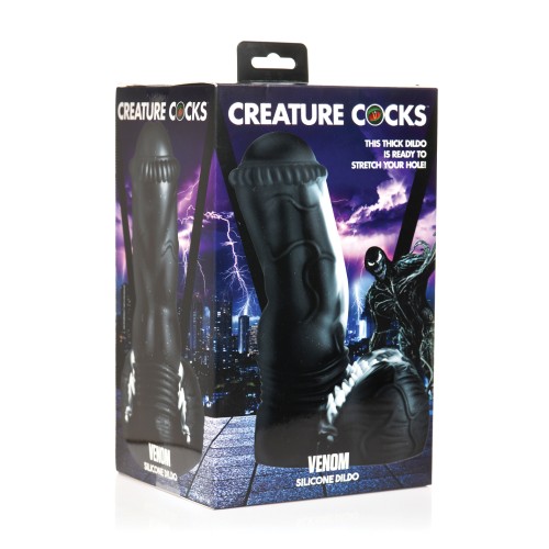 Creature Cocks Venom Silicone Dildo Black