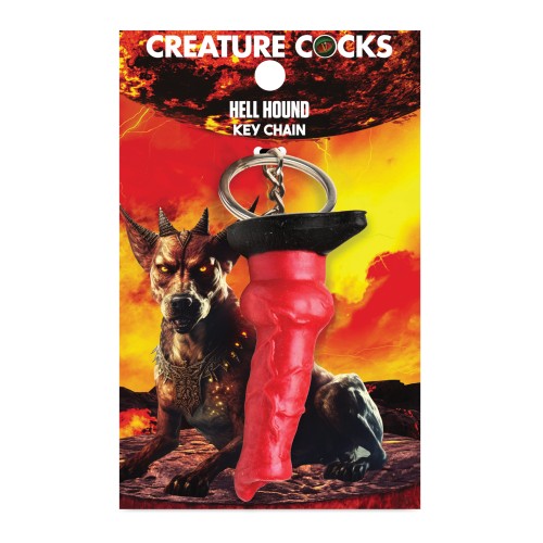 Creature Cocks Hell-Hound Key Chain Red