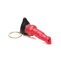 Creature Cocks Hell-Hound Key Chain Red