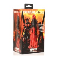 Dildo de Silicona Mephisto Creature Cocks - Negro/Rojo