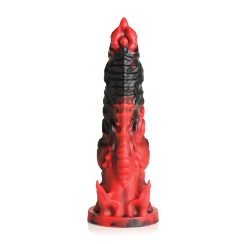 Dildo de Silicona Mephisto Creature Cocks - Negro/Rojo