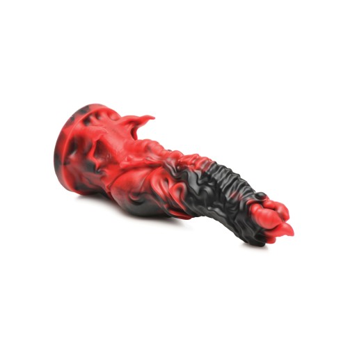 Dildo de Silicona Mephisto Creature Cocks - Negro/Rojo