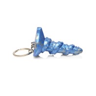 Creature Cocks Lord Kraken Silicone Key Chain Blue