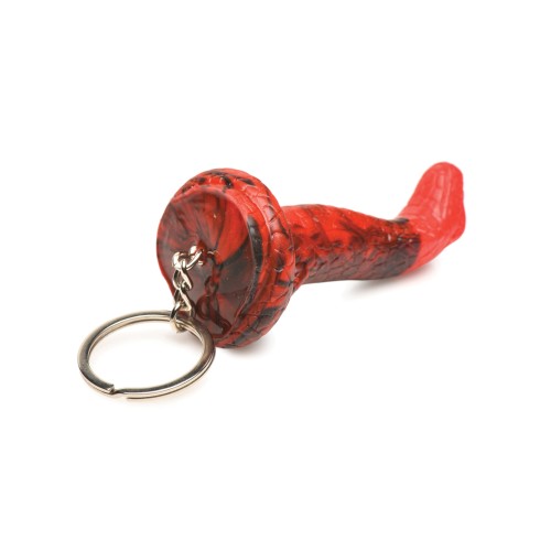 Llaveros de Silicona King Cobra Creature Cocks Negro/Rojo