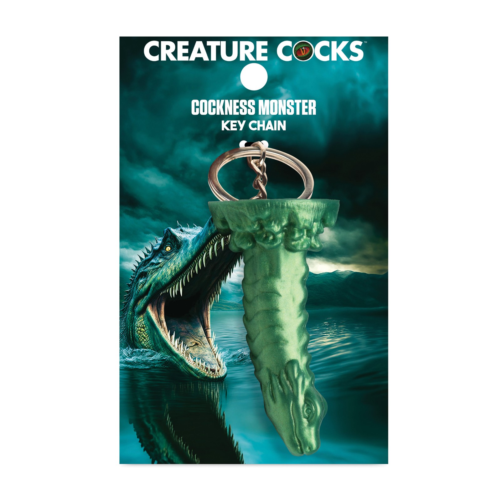 Creature Cocks Cockness Monster Silicone Key Chain - Multi Color