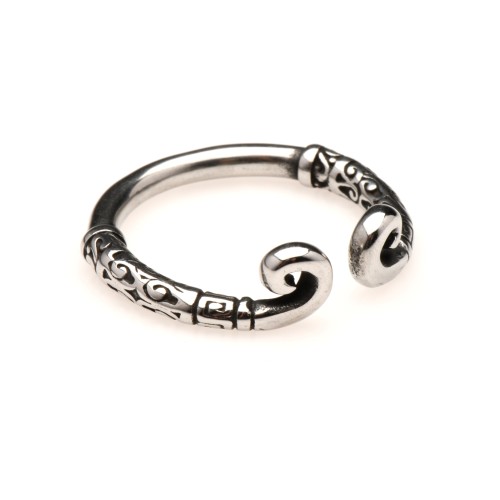 Anillo de Glande de Acero Inoxidable Kingpin - Ajuste Ajustado