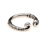 Anillo de Glande de Acero Inoxidable Kingpin - Ajuste Ajustado