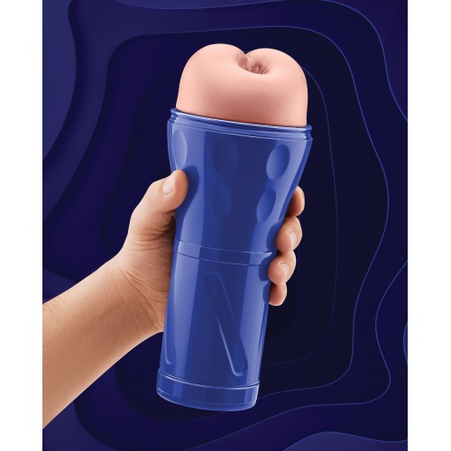 Masturbador Anal Forto B-02 Carcasa Dura Claro