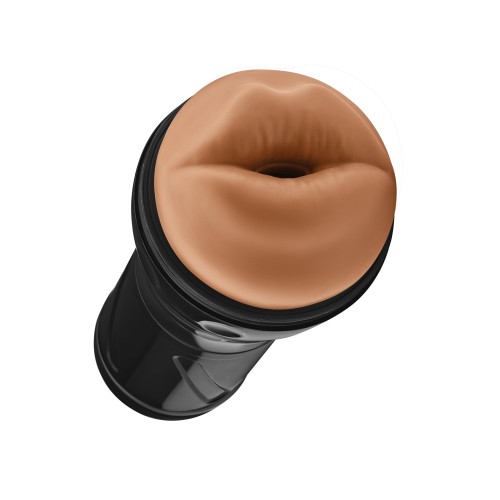 Forto M-80 Hard-Side Mouth Masturbator - Tan