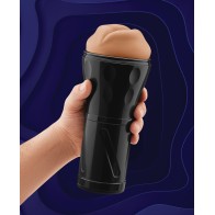 Forto M-80 Hard-Side Mouth Masturbator - Tan