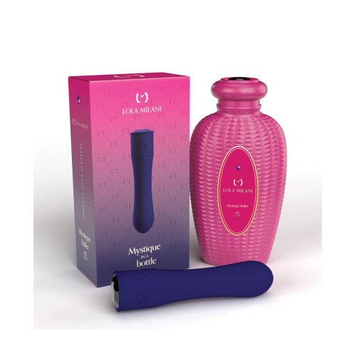 Lola Milani Mystique Bullet with Pink Bottle - Dark Purple