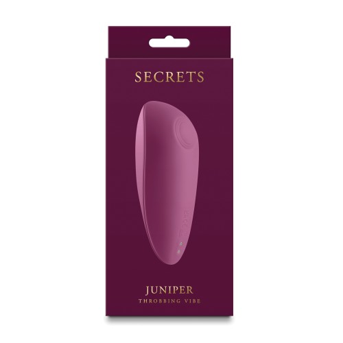 Secrets Juniper Vibrador Pulsante Rubí