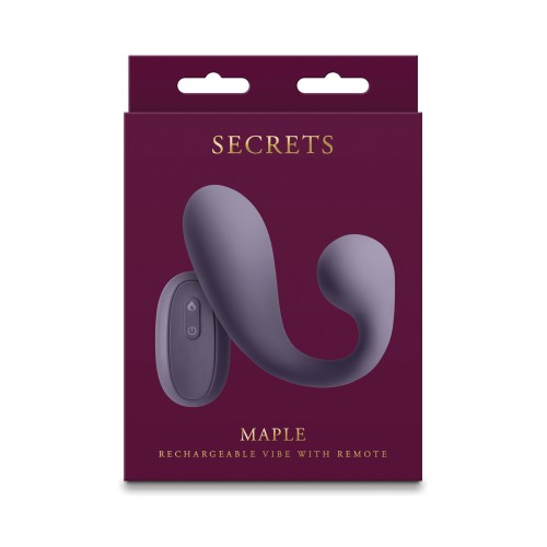 Secrets Maple Masajeador Doble Motor Calentable