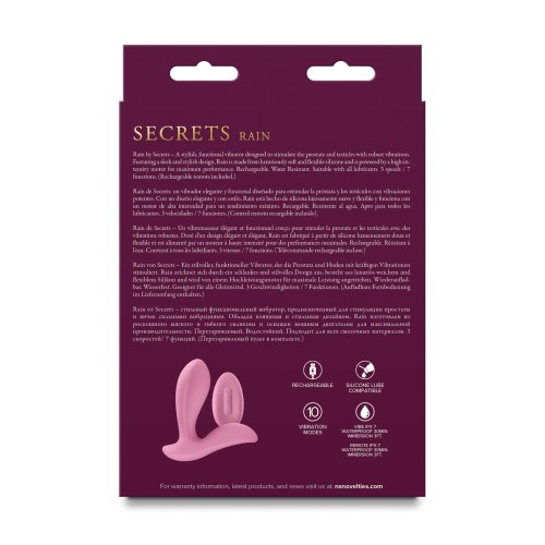 Secrets Rain Vibrator Coral