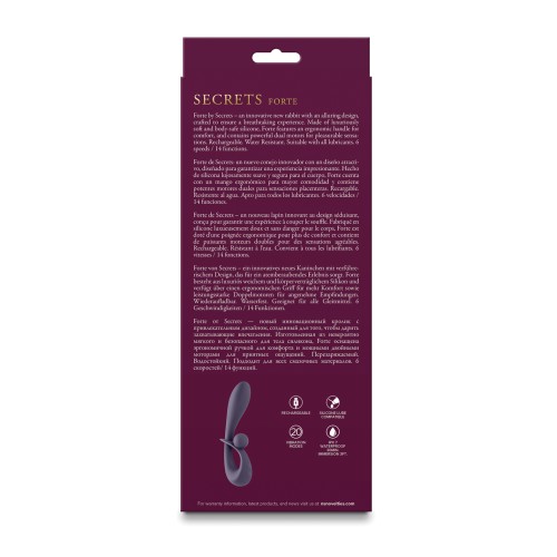 Vibrador Conejito Secrets Forte Gris