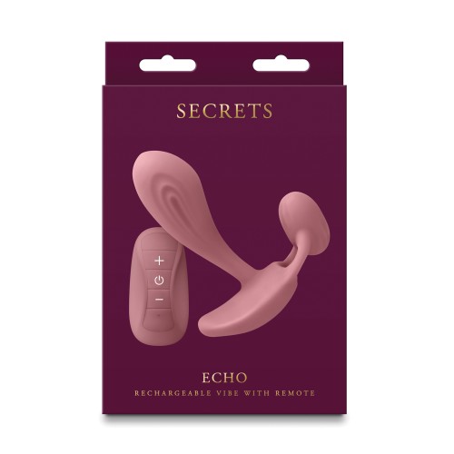 Vibrador para Punto G Echo con Control Remoto