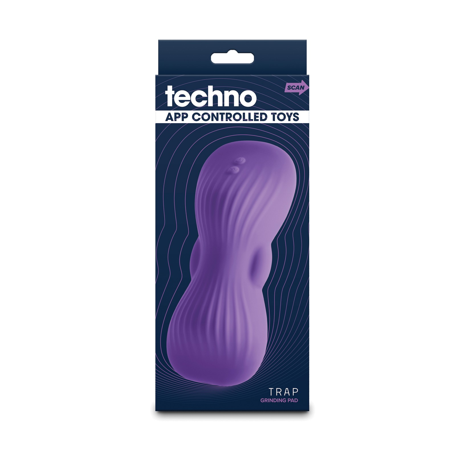 Techno Trap App Controlled Vibrating Grinding Pad Purple