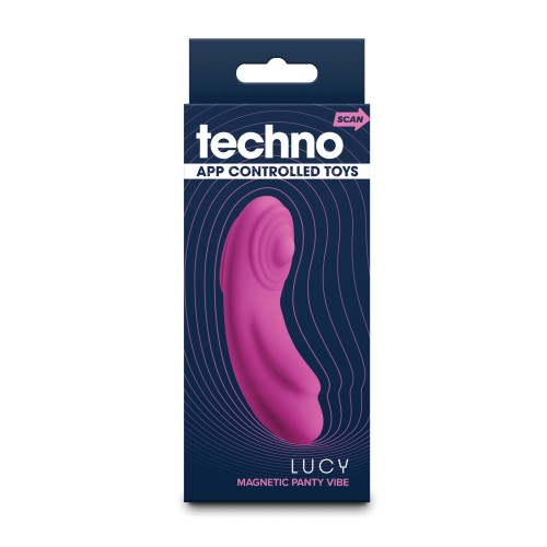 Vibrador de Bragas Controlado por App Techno Lucy Magenta