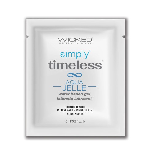 Wicked Sensual Care Simply Timeless Jelle Water Based Lubricant .2 oz