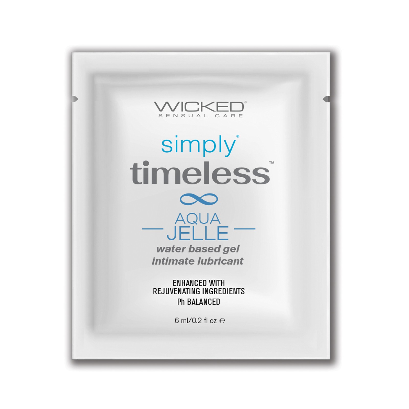 Wicked Sensual Care Simply Timeless Jelle Water Based Lubricant .2 oz