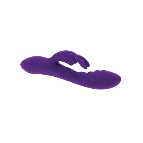 Vibrador Conejito Evolved Ondulado Púrpura - Estimulación Absoluta