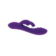 Vibrador Conejito Evolved Ondulado Púrpura - Estimulación Absoluta