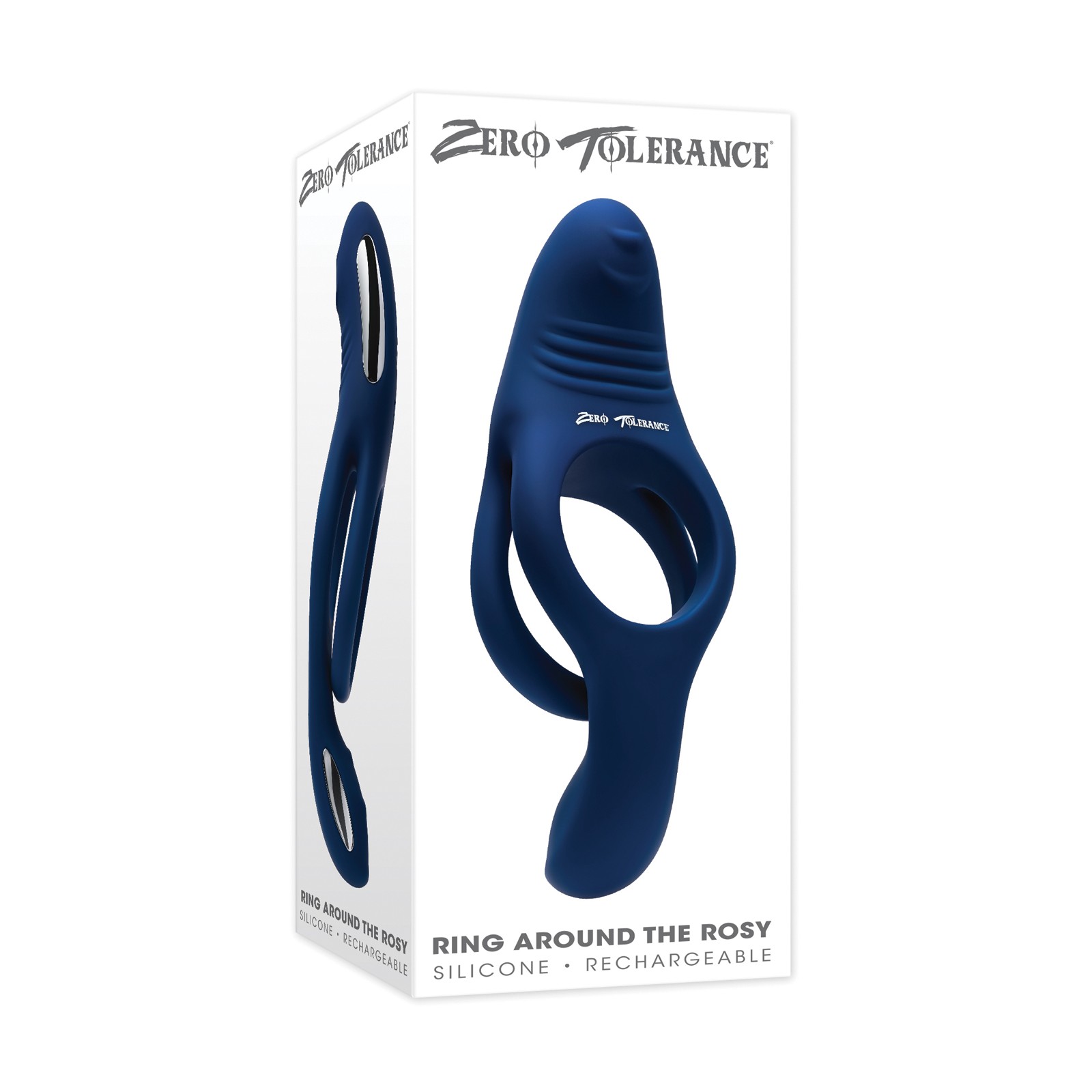 Vibrador Ring Around the Rosy Cock & Ball Azul