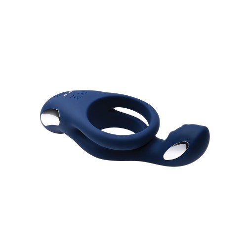 Vibrador Ring Around the Rosy Cock & Ball Azul