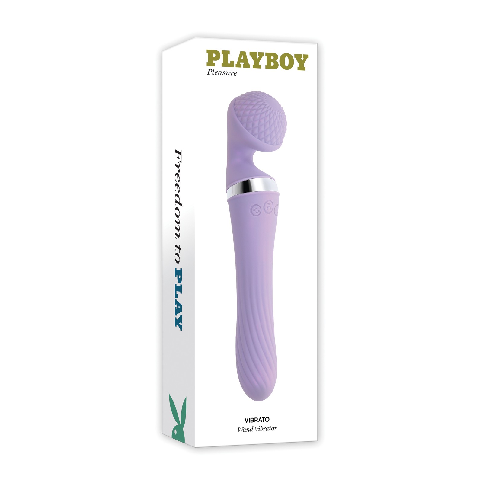 Playboy Pleasure Vibrato Wand Vibrator Lilac