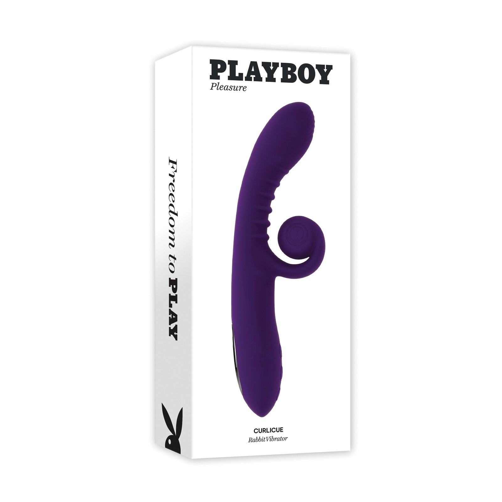 Playboy Curlicue Rabbit Vibrator Acai