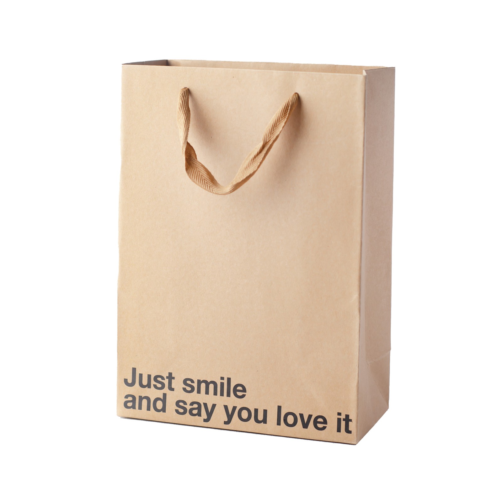 Just Smile Gift Bag - Perfect for Gag Gifts