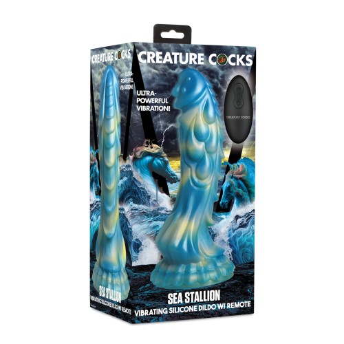 Dildo Vibrador Sea Stallion Control Remoto de Creature Cocks