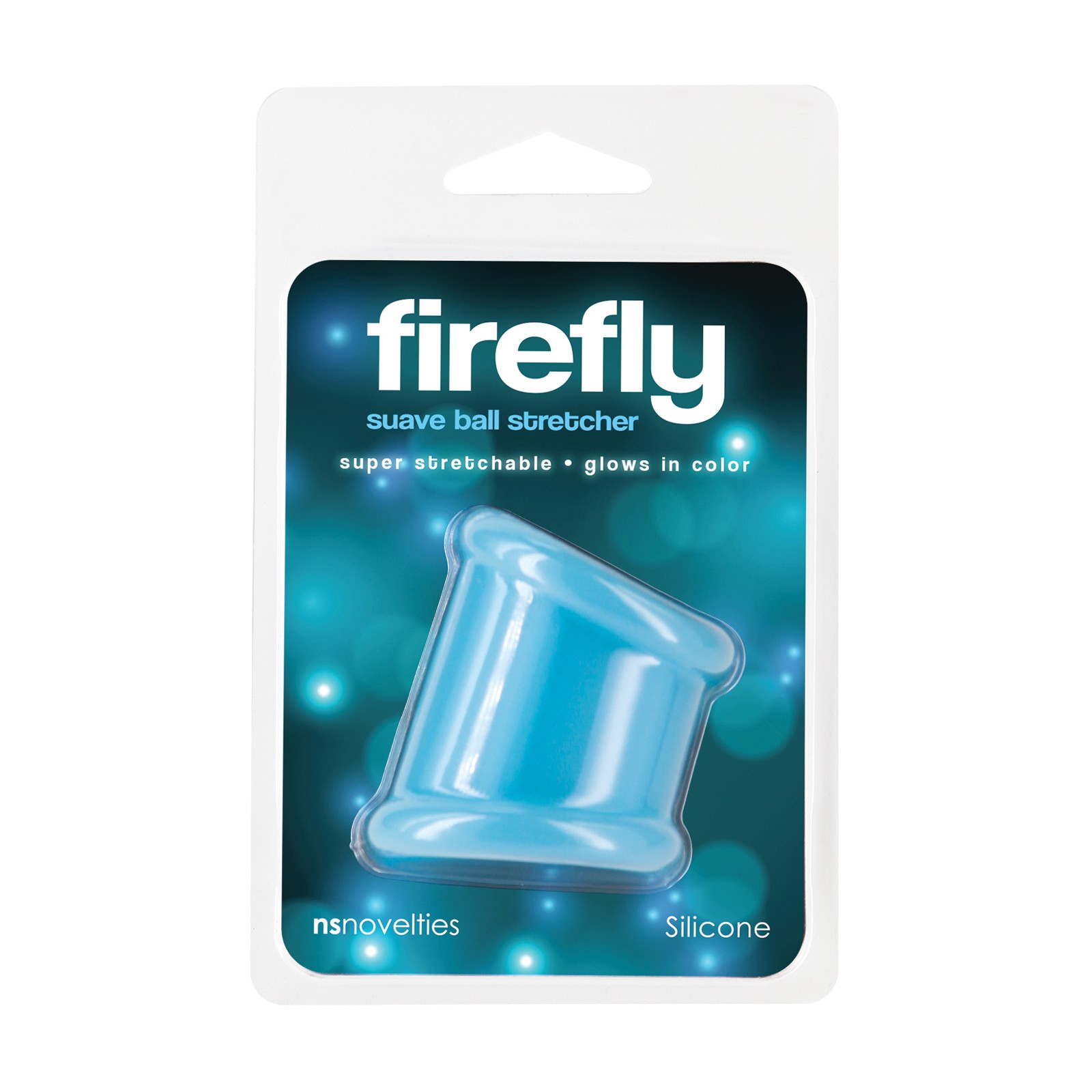 Dildo Firefly Thrill Brilla en la Oscuridad - Azul