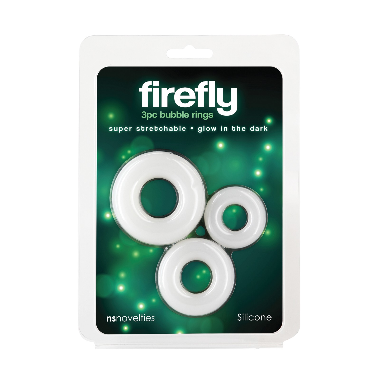 Glow in the Dark Bubble Cock Rings for Exciting Nights