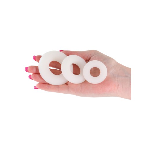 Glow in the Dark Bubble Cock Rings for Exciting Nights