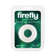 Firefly Glow in the Dark Bubble Cock Ring - Medium