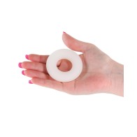 Firefly Glow-in-the-Dark Bubble Cock Ring - Large White