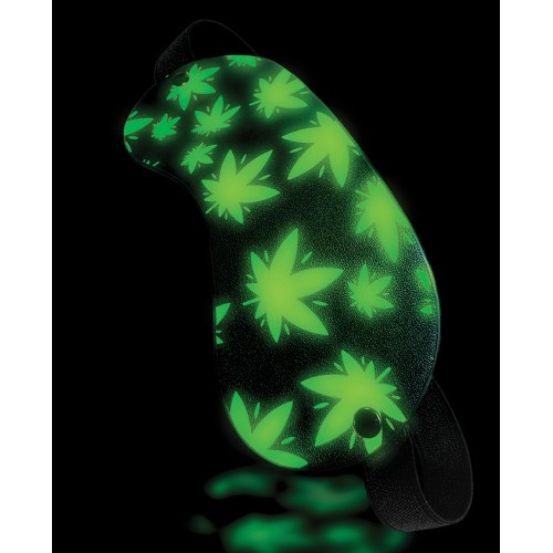 Stoner Vibes Glow in the Dark Blindfold