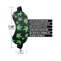 Stoner Vibes Glow in the Dark Blindfold