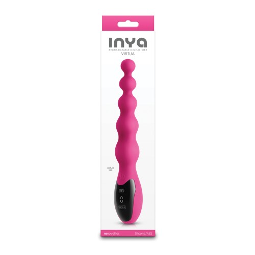 INYA Virtua Digital Beaded Anal Vibrator in Pink