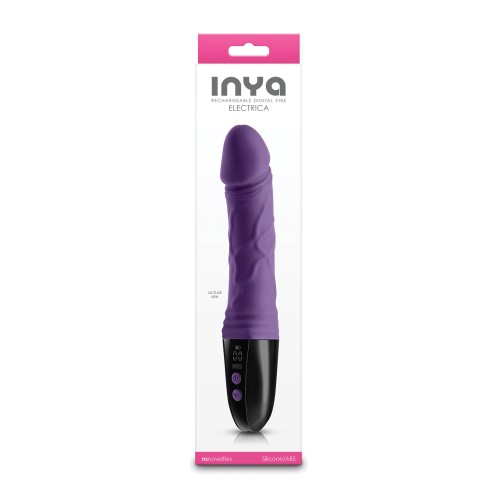 Vibrador Fálico Digital INYA Electrica Púrpura