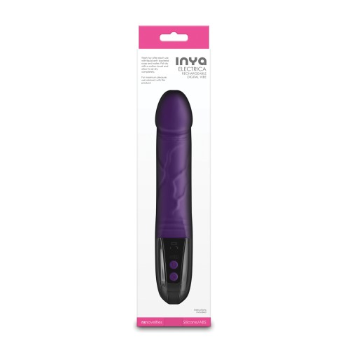 Vibrador Fálico Digital INYA Electrica Púrpura