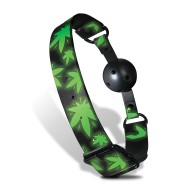 Stoner Vibes Glow in the Dark Breathable Ball Gag