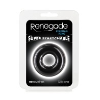 Renegade Fireman Cock Ring Medium Black