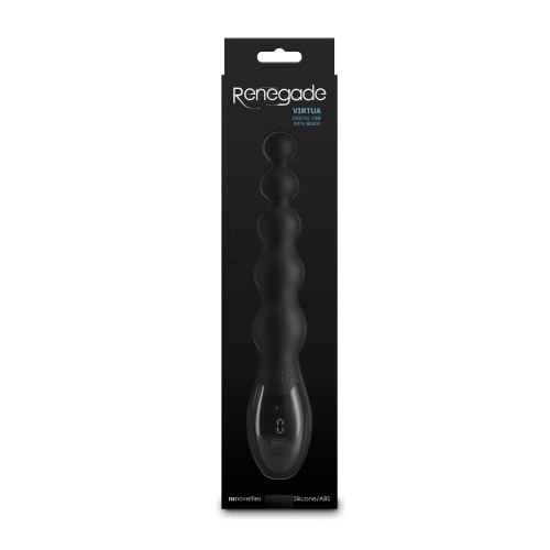 Renegade Virtua Digital Beaded Anal Vibrator Black