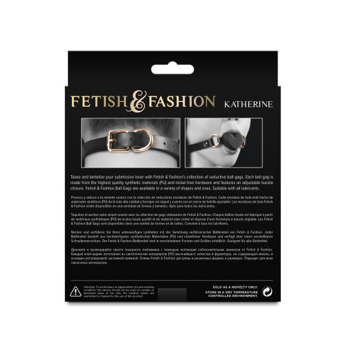 Fetish & Fashion Katherine Ball Gag - Black